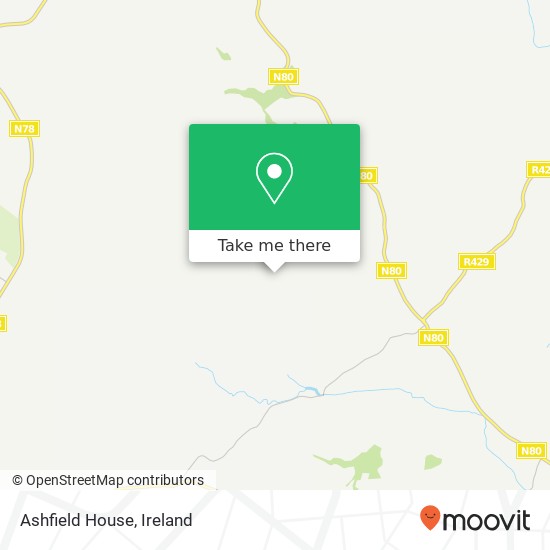 Ashfield House map