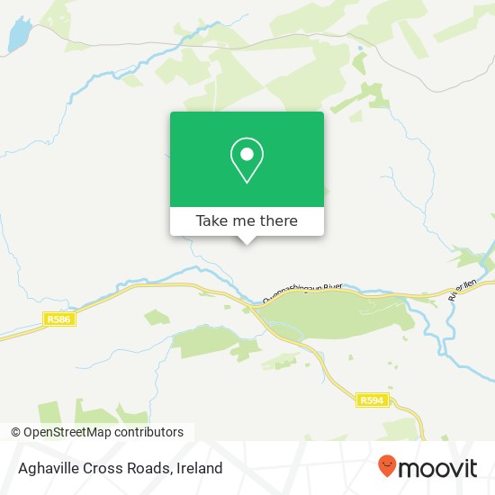 Aghaville Cross Roads map