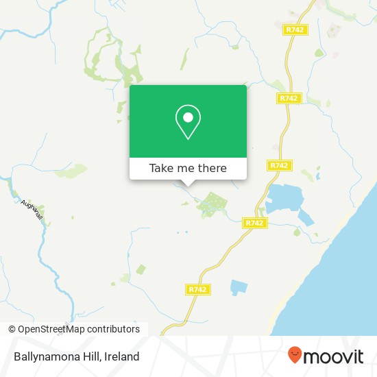 Ballynamona Hill map