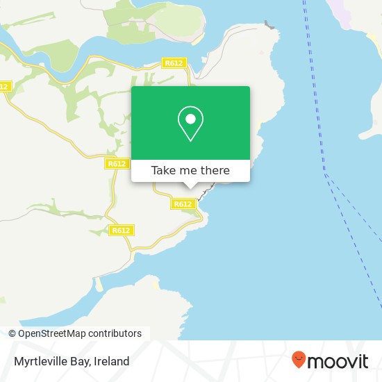 Myrtleville Bay map