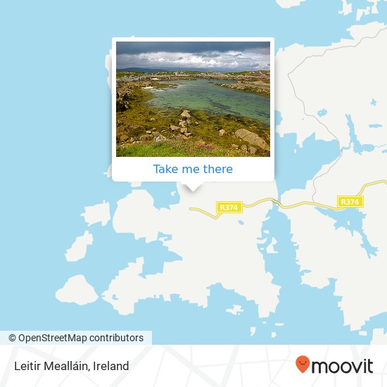 Leitir Mealláin map