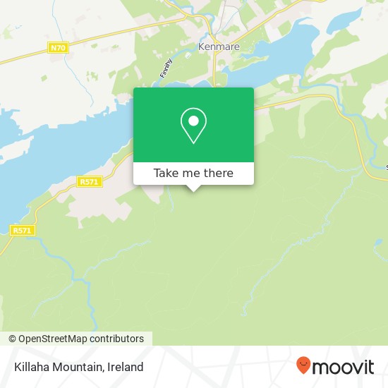 Killaha Mountain map
