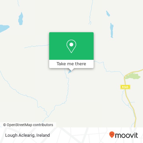 Lough Aclearig map