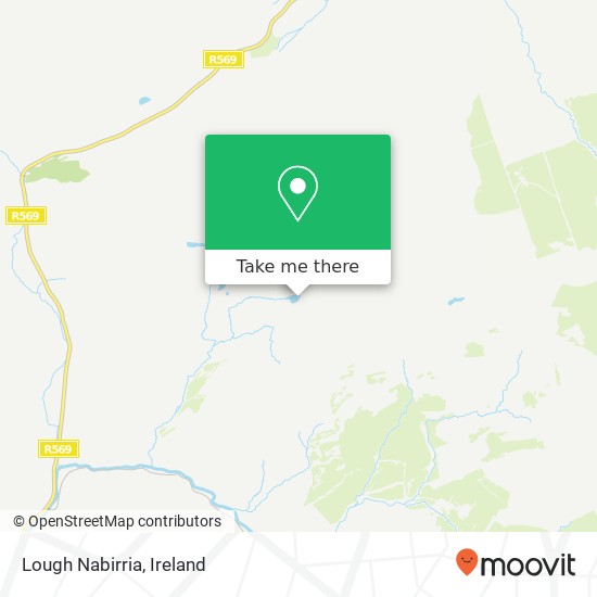 Lough Nabirria map