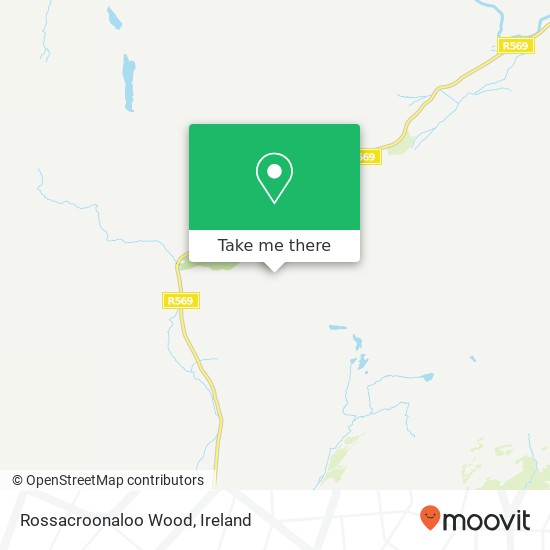 Rossacroonaloo Wood map