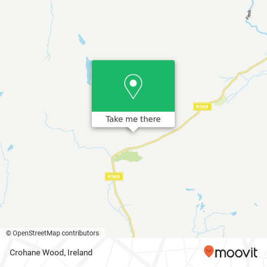 Crohane Wood map