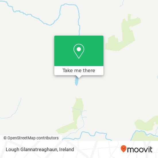 Lough Glannatreaghaun map