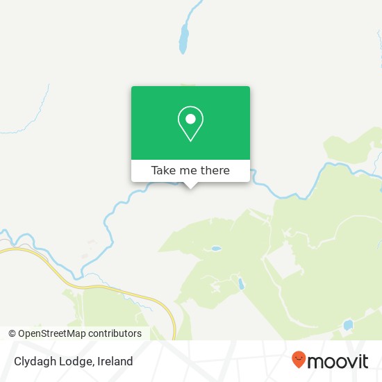 Clydagh Lodge map