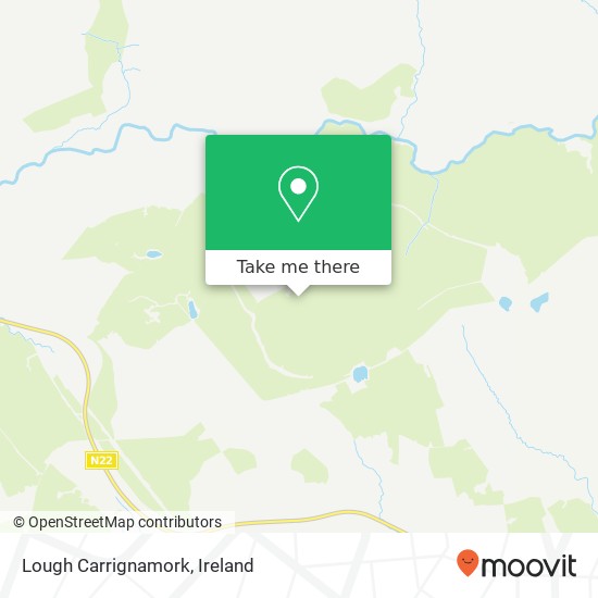 Lough Carrignamork map