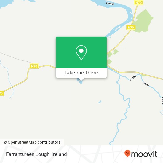 Farrantureen Lough map