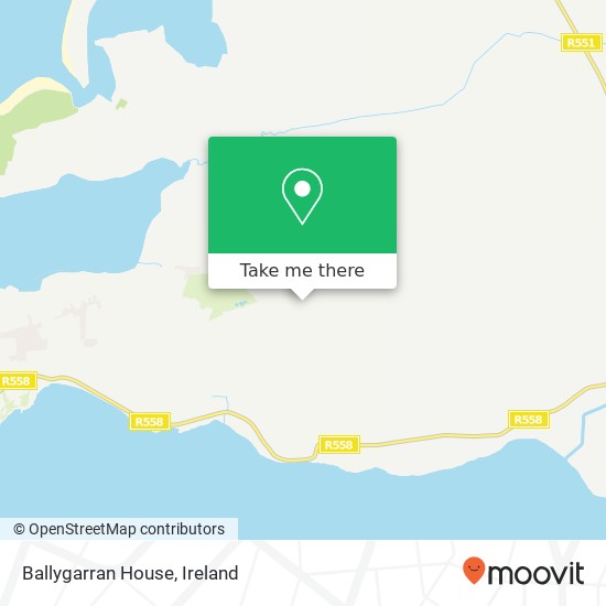 Ballygarran House map