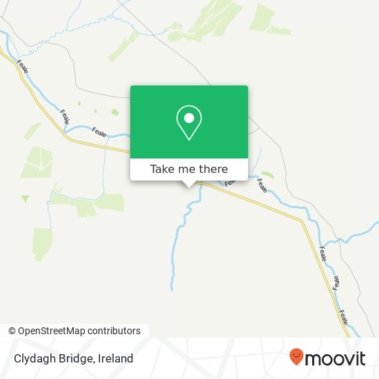 Clydagh Bridge map