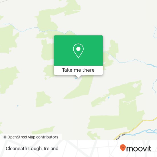 Cleaneath Lough map