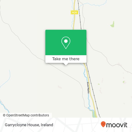 Garrycloyne House map