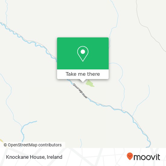 Knockane House map