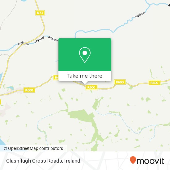 Clashflugh Cross Roads map