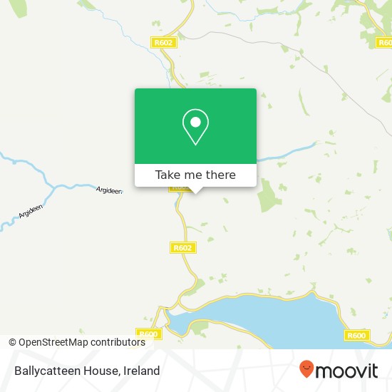 Ballycatteen House map