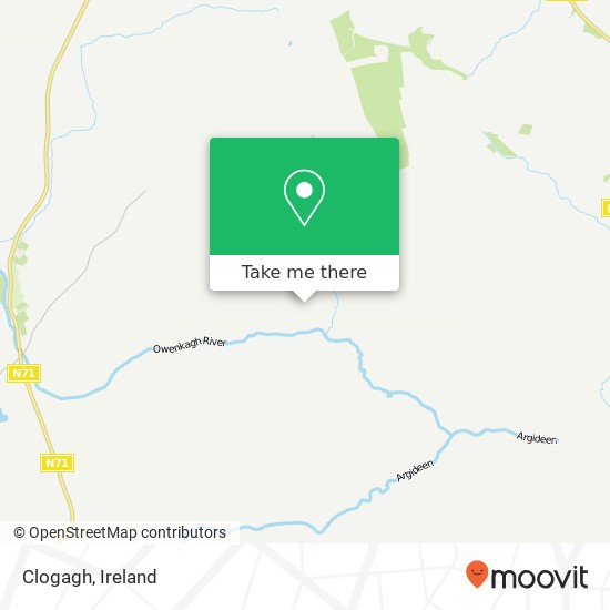 Clogagh map