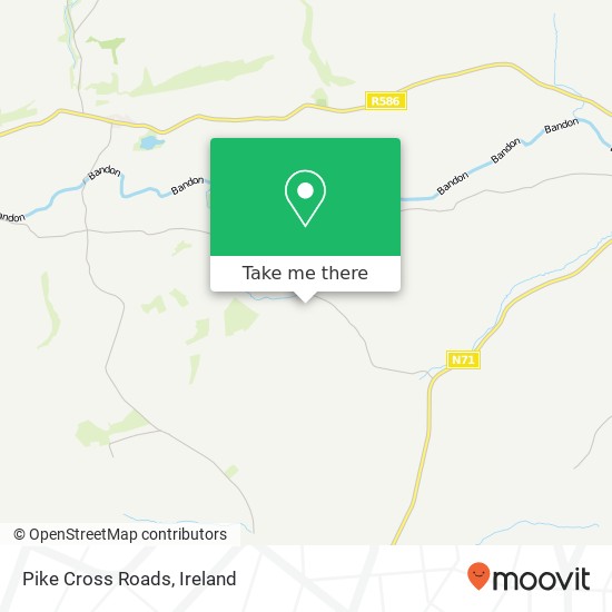 Pike Cross Roads map