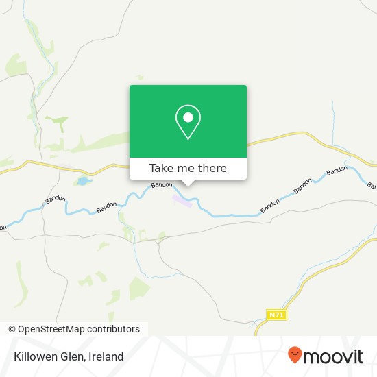 Killowen Glen map