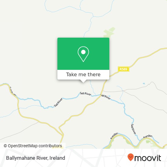 Ballymahane River map