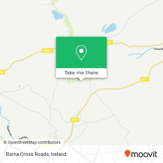 Barna Cross Roads map