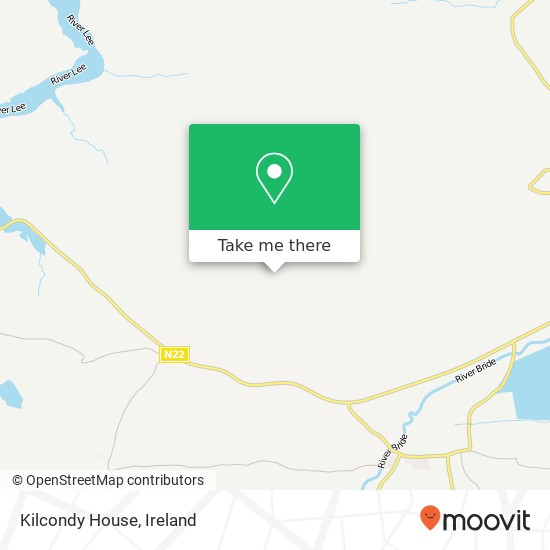 Kilcondy House map