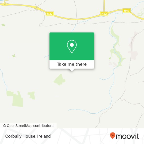 Corbally House map