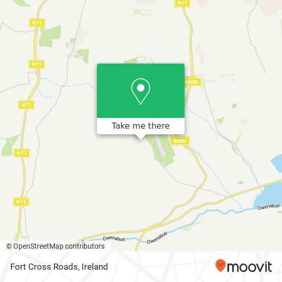 Fort Cross Roads map