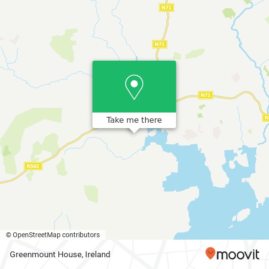 Greenmount House map