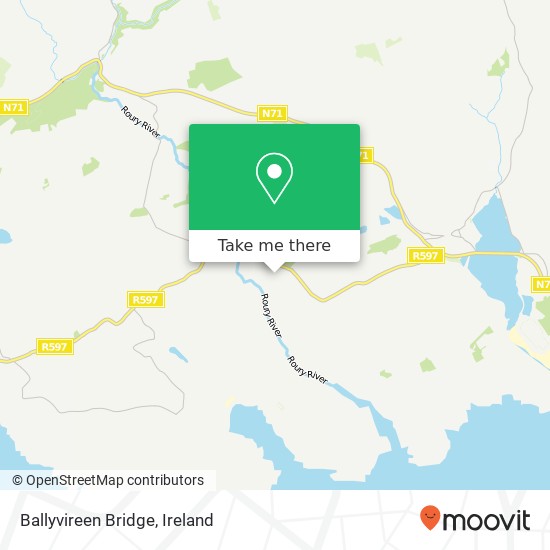 Ballyvireen Bridge map