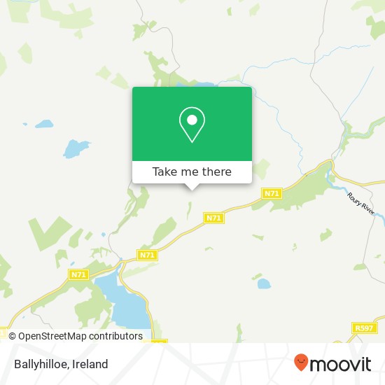 Ballyhilloe map