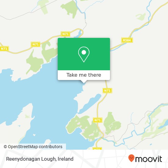 Reenydonagan Lough map
