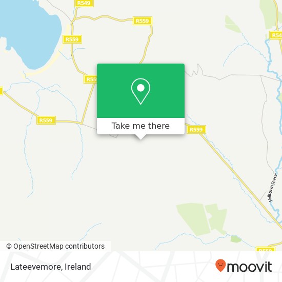 Lateevemore map