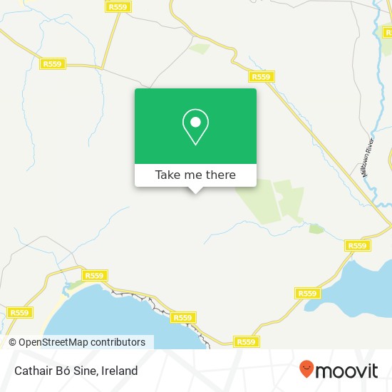 Cathair Bó Sine map