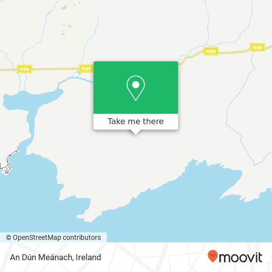 An Dún Meánach map