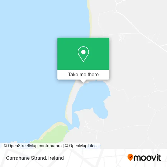 Carrahane Strand map