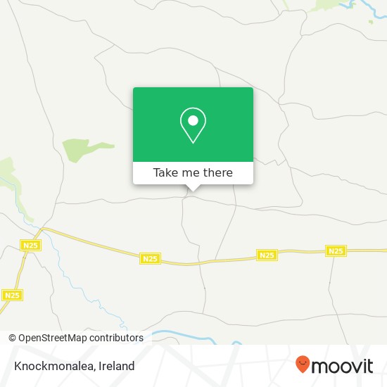 Knockmonalea map