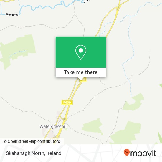 Skahanagh North map
