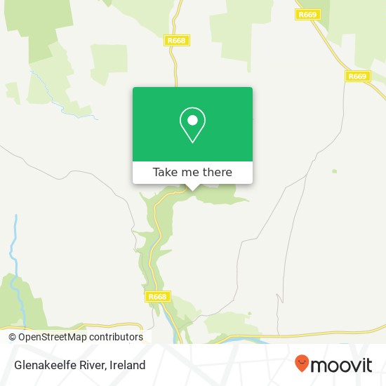 Glenakeelfe River map
