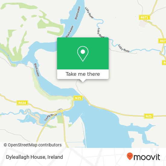 Dyleallagh House map