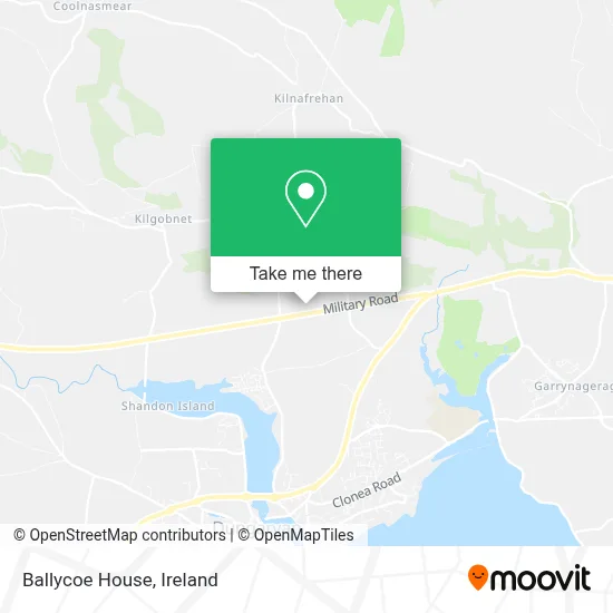 Ballycoe House map