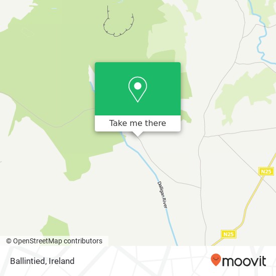 Ballintied map