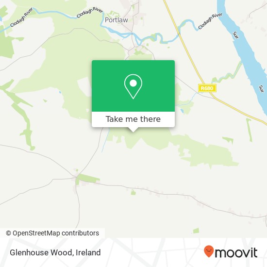 Glenhouse Wood map