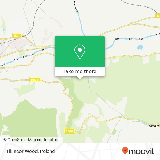 Tikincor Wood map