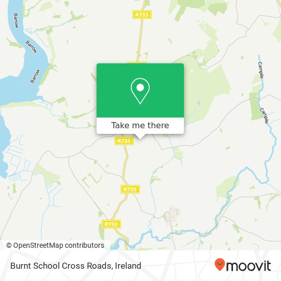 Burnt School Cross Roads map