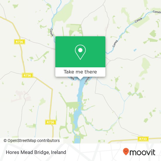 Hores Mead Bridge map