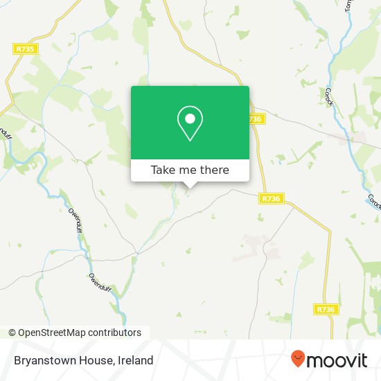 Bryanstown House map