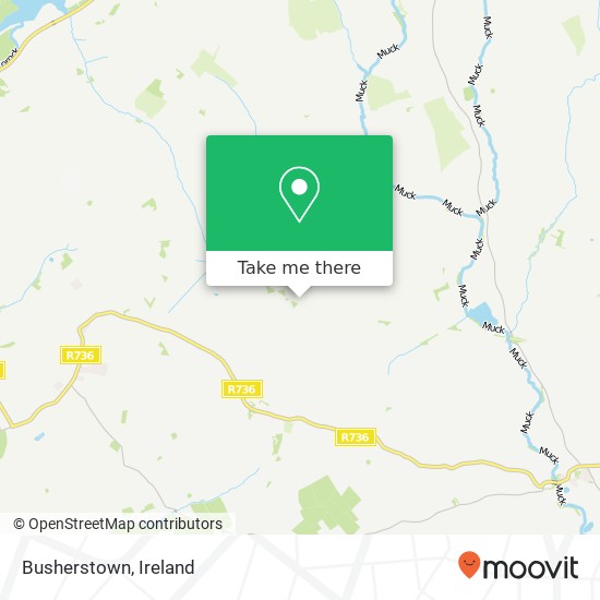 Busherstown map