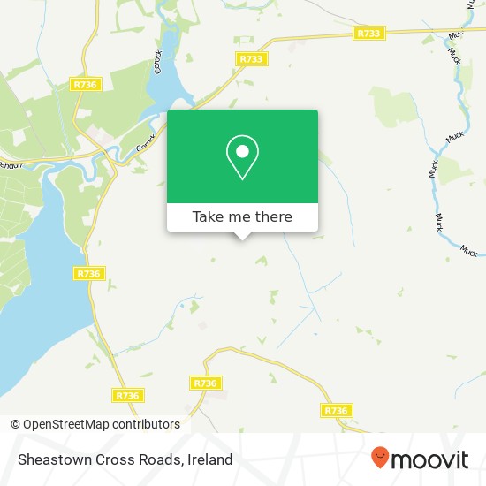 Sheastown Cross Roads map